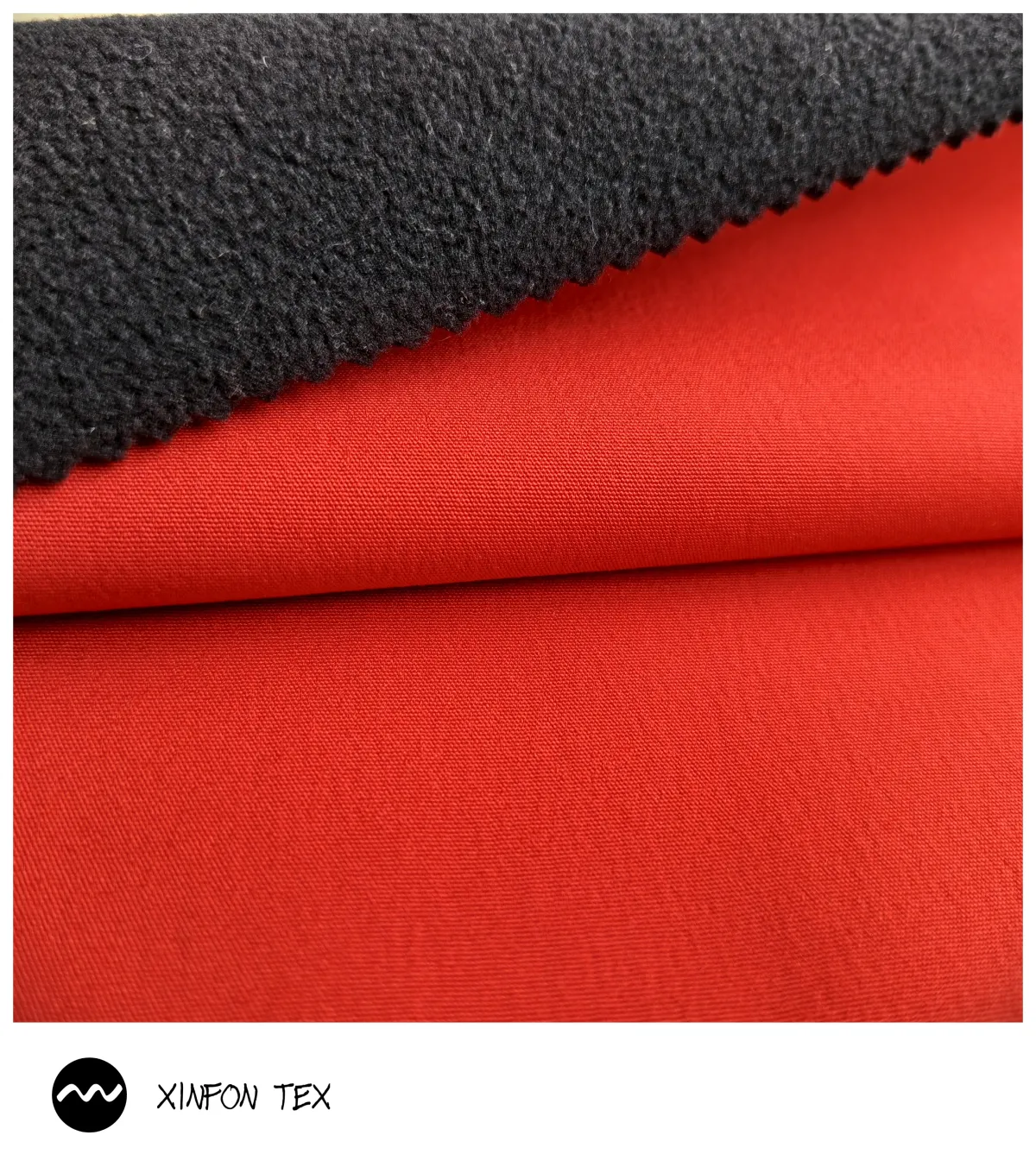 苏州星纺/XINFON TEX 200D平纹尼龙四面弹三合一摇粒绒低透白 95%N 5%SP