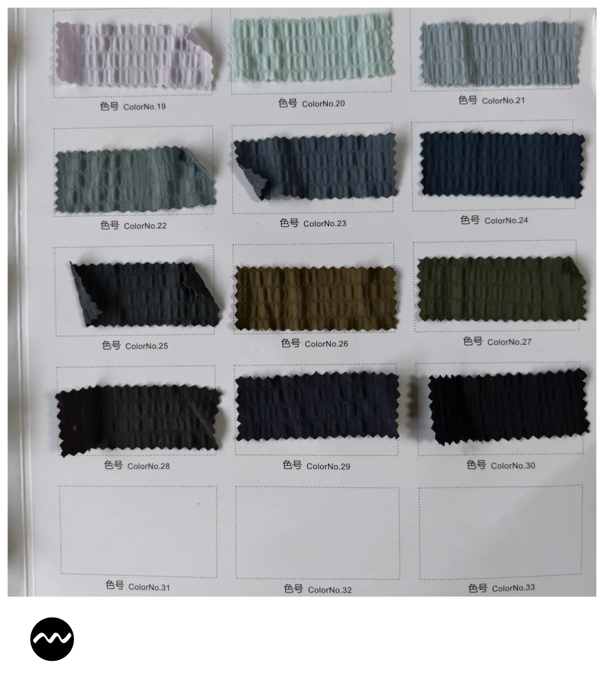 苏州星纺/XINFON TEX 70D尼龙横条泡泡 92%N 8%SP