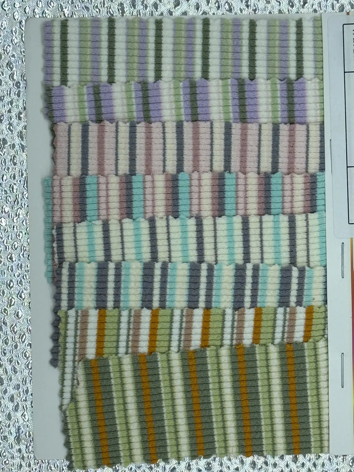NIUNIU TEXTILE 涤罗纹色织条 96P 4SP