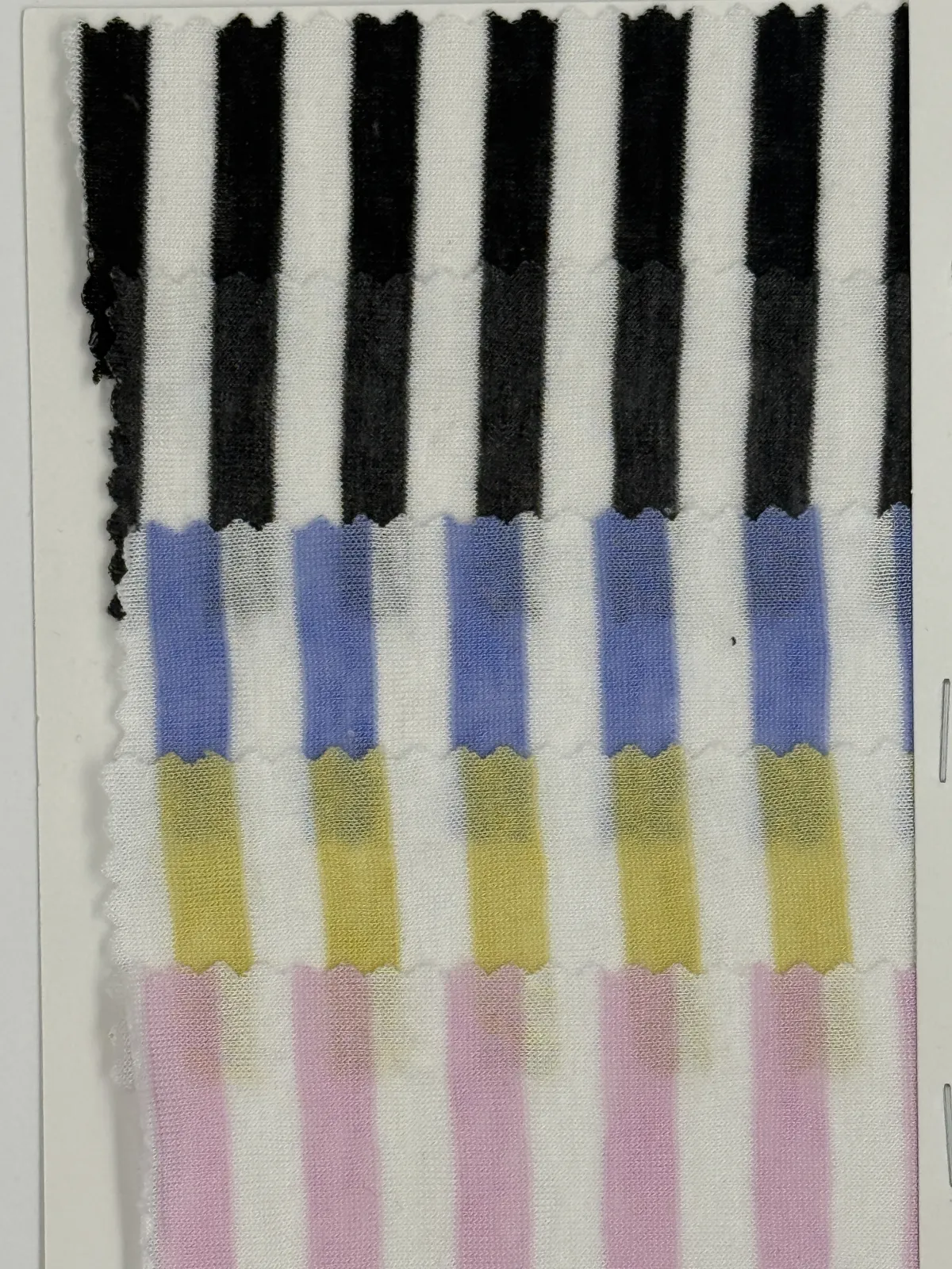 NIUNIU TEXTILE 涤棉针织色织条纹 65莱赛尔 35P