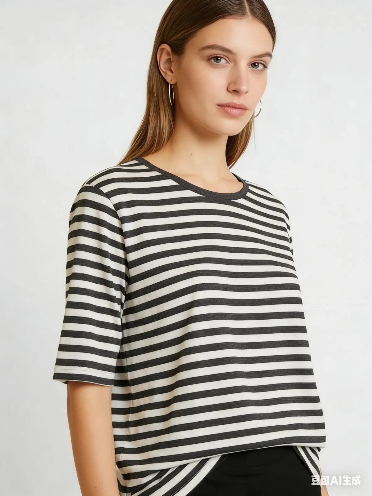 NIUNIU TEXTILE 涤棉针织色织条纹 65莱赛尔 35P
