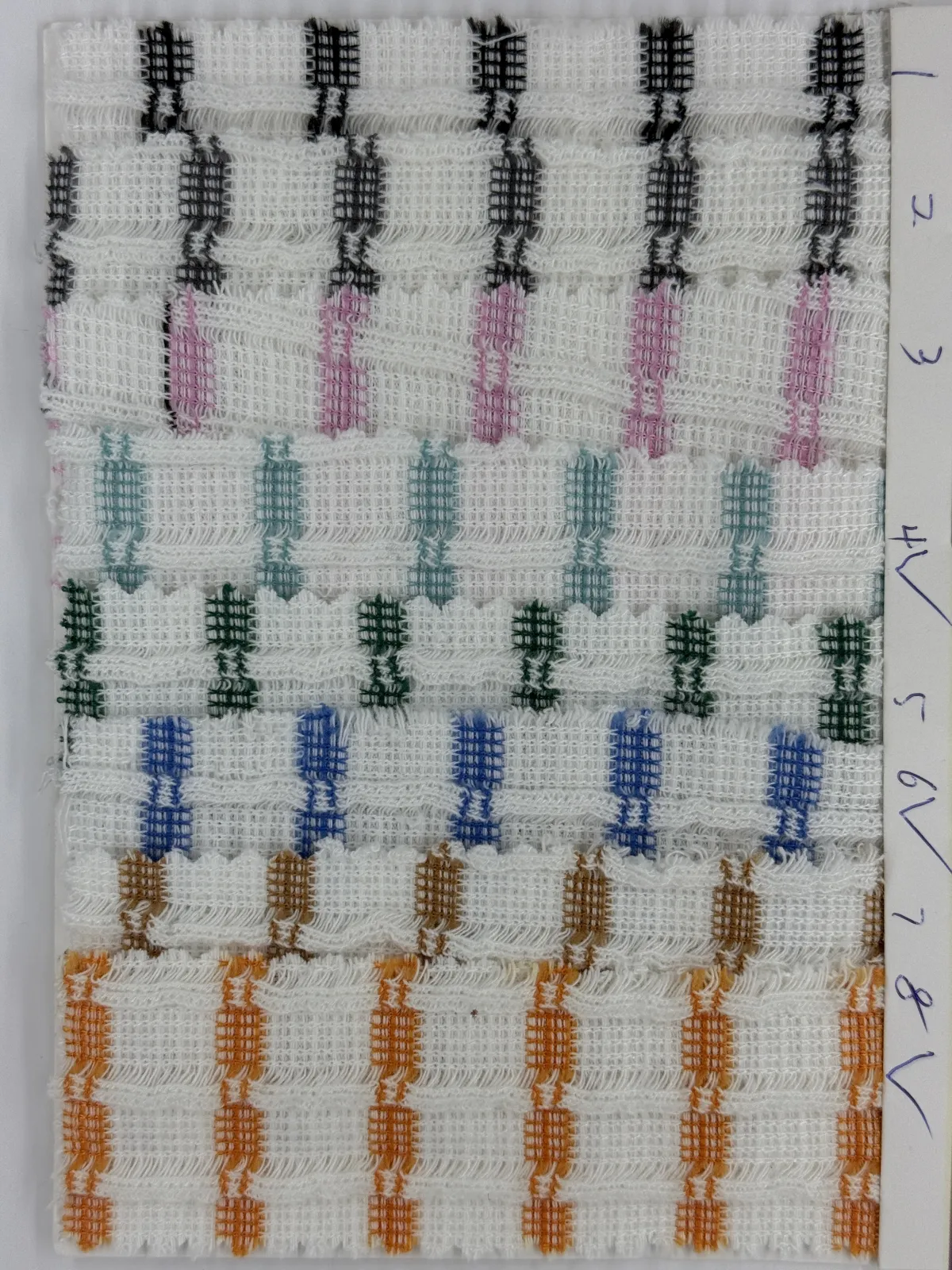 NIUNIU TEXTILE 涤罗纹色织条 96%T 4%SP
