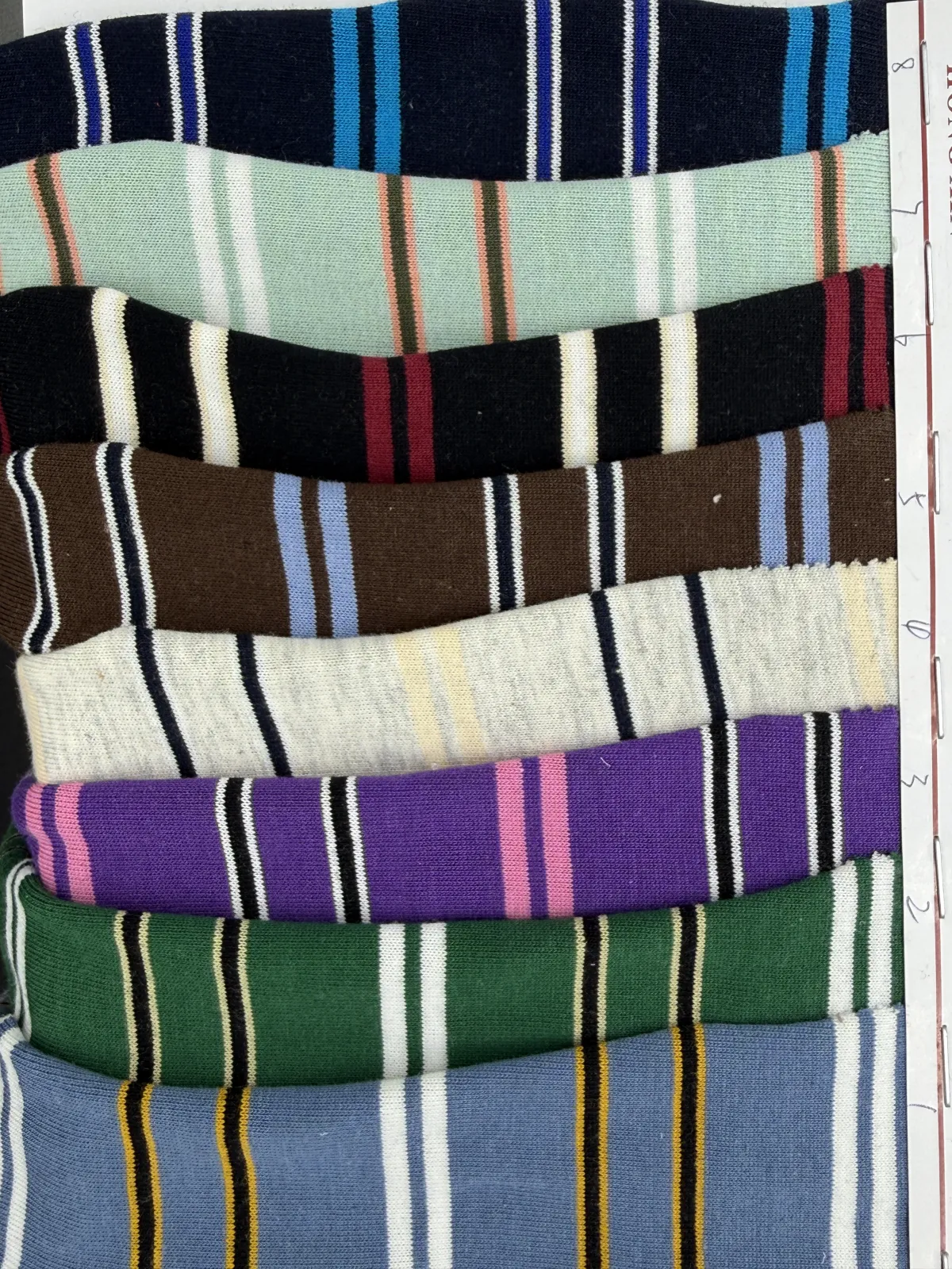 NIUNIU TEXTILE 曼黎精棉条纹 0