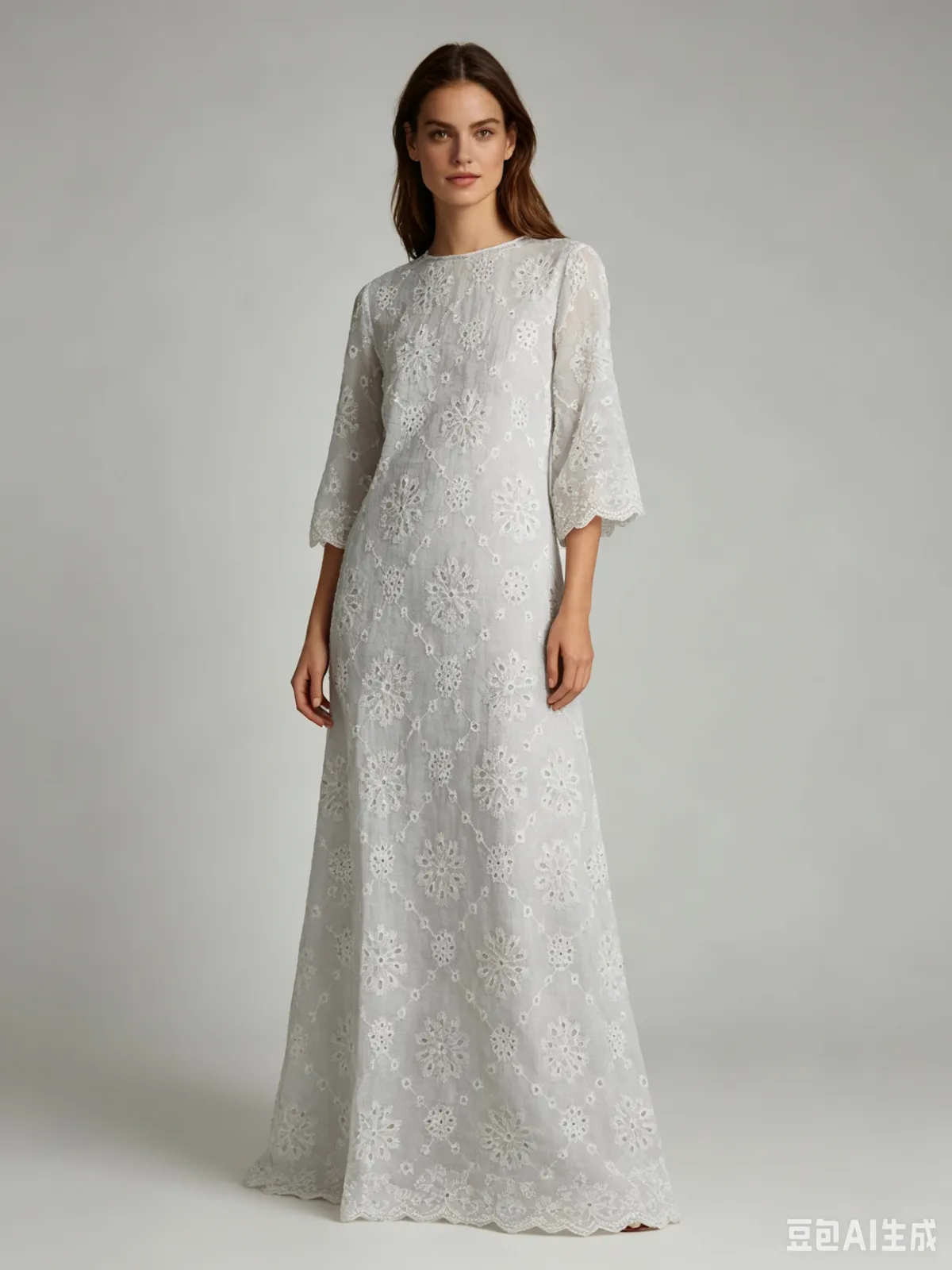 NIUNIU TEXTILE 全棉绣花布 100%C