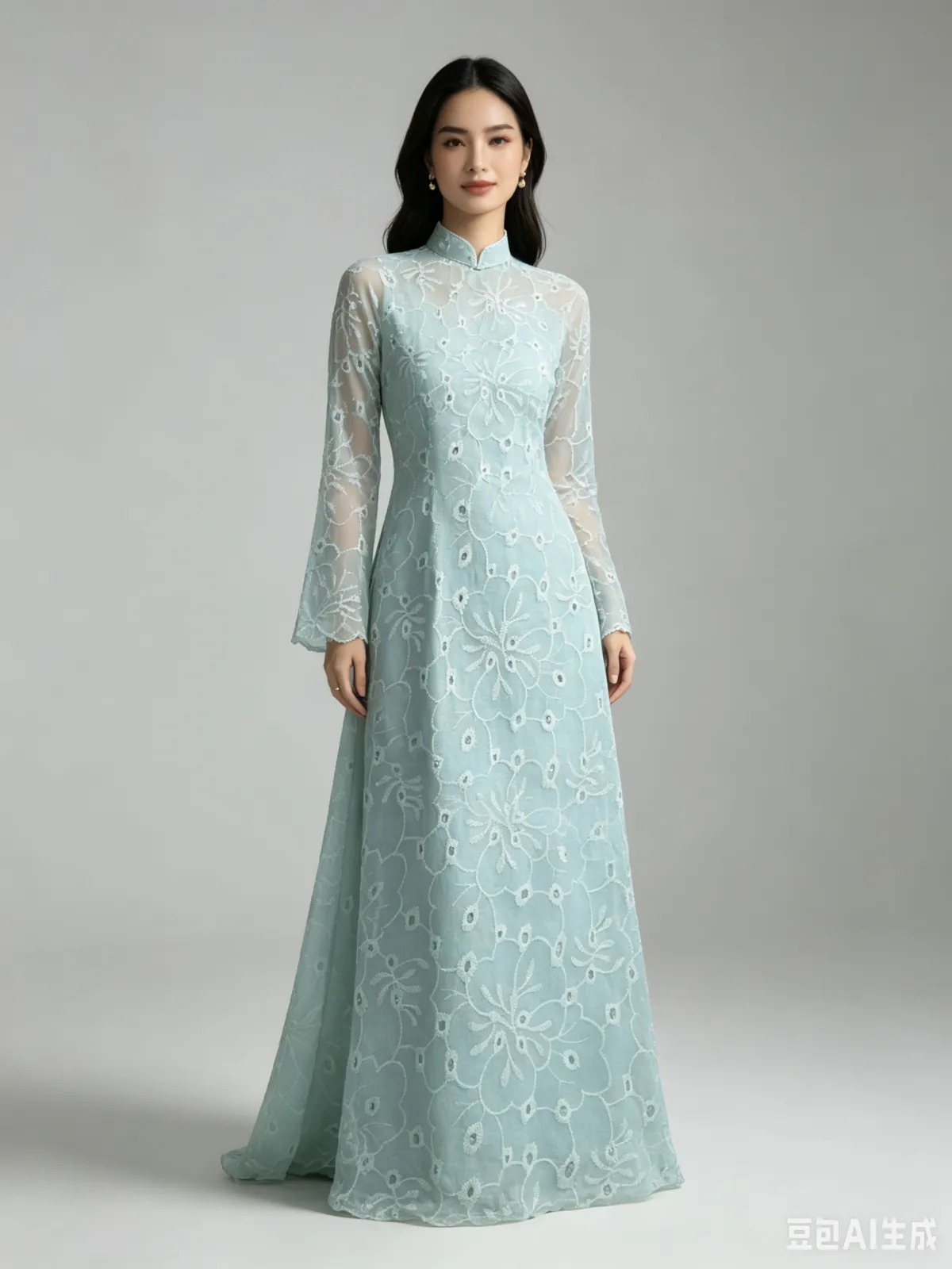 NIUNIU TEXTILE 全棉绣花布 100%C