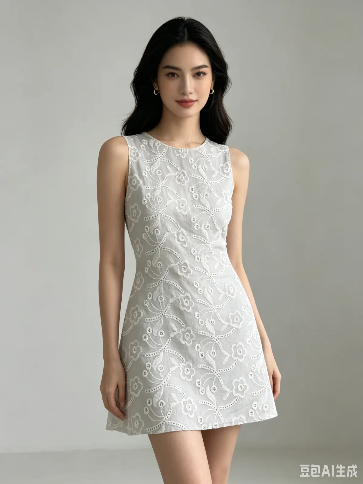 NIUNIU TEXTILE 全棉绣花布 100%C