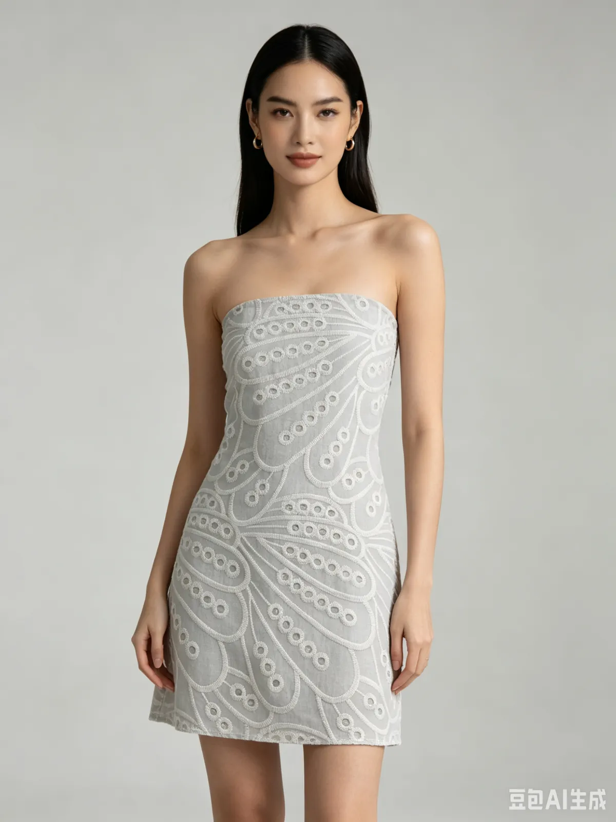 NIUNIU TEXTILE 全棉绣花布 100%C