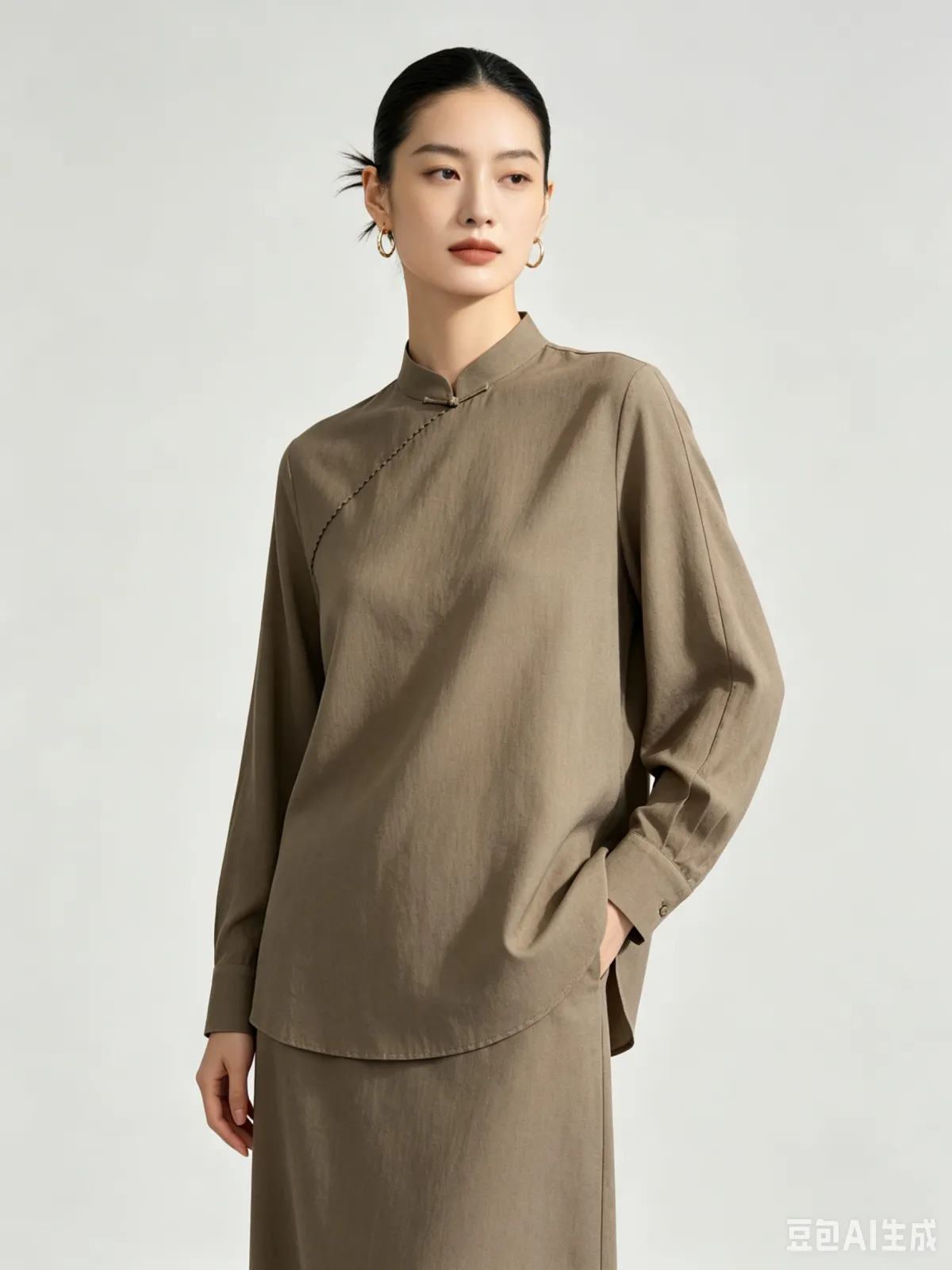 NIUNIU TEXTILE 高密全棉府绸砂洗 100%C