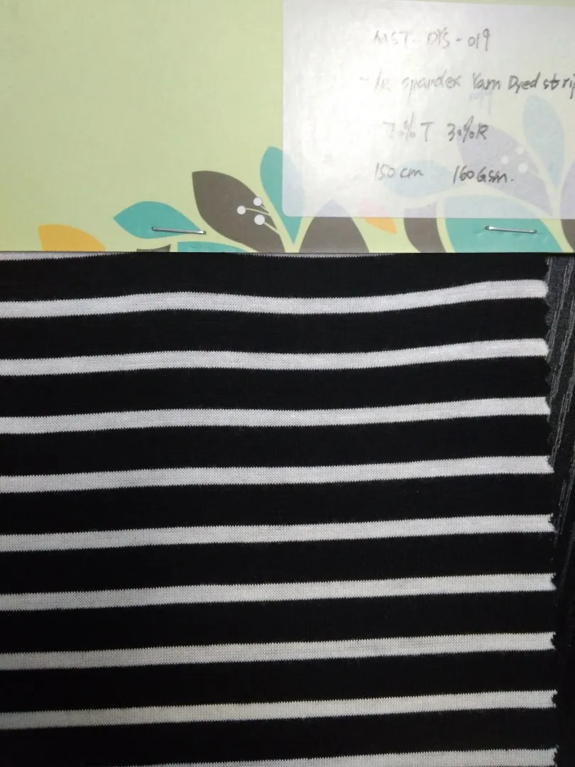 MASTER TEXTILE IMPEX LIMITED T/R SPANDEX YARN DYED STRIPE 70%T 30%R