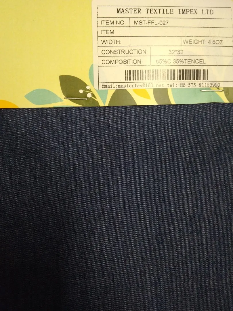 MASTER TEXTILE IMPEX LIMITED  65%C 35%TENCEL