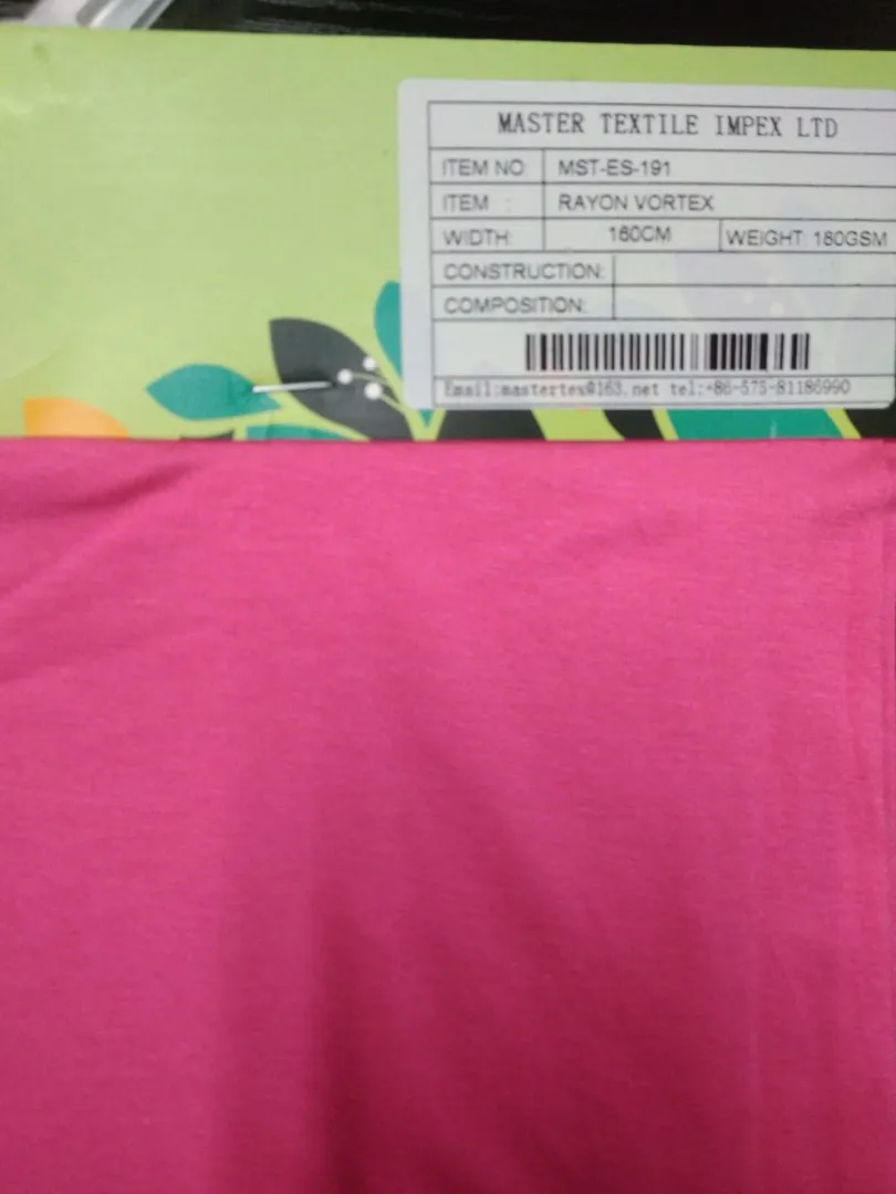 MASTER TEXTILE IMPEX LIMITED RAYON VORTEX 