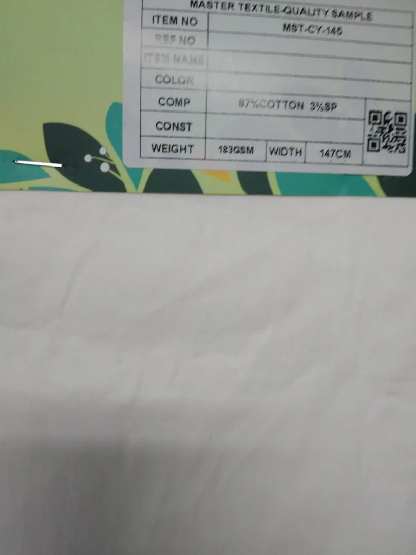 MASTER TEXTILE IMPEX LIMITED  97%COTTON 3%SP