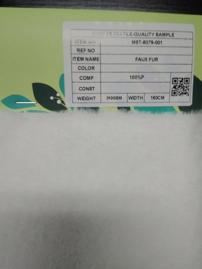 MASTER TEXTILE IMPEX LIMITED FAUX FUR 100%P