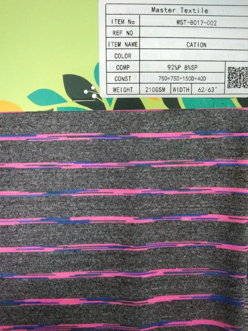 MASTER TEXTILE IMPEX LIMITED CATION 92%P 8%SP