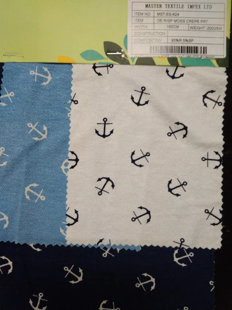 MASTER TEXTILE IMPEX LIMITED OE R/SP MOSS CREPE 95%R 5%SP