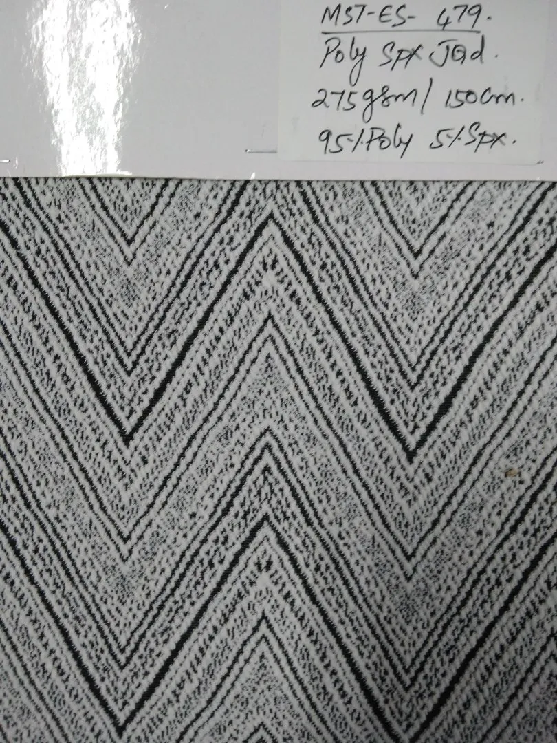 MASTER TEXTILE IMPEX LIMITED POLY SPX JACQ 95%P 5%SP