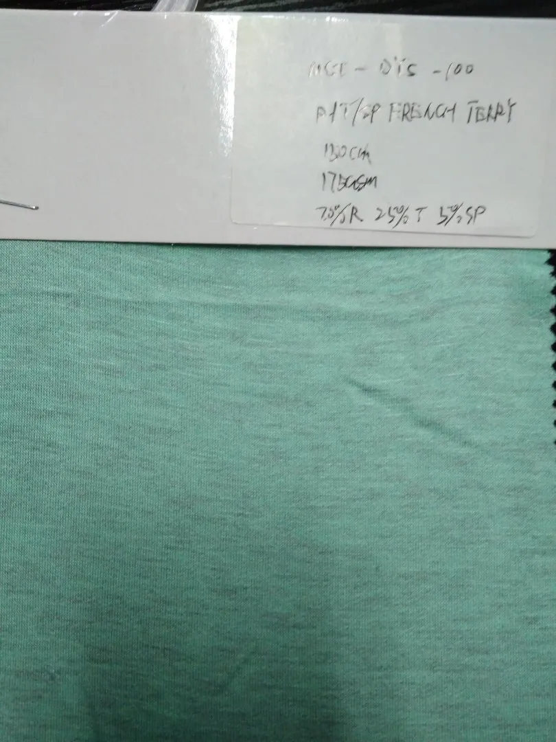 MASTER TEXTILE IMPEX LIMITED R/T/SP FRENCH TERRY 70%R 25%T 5%SP