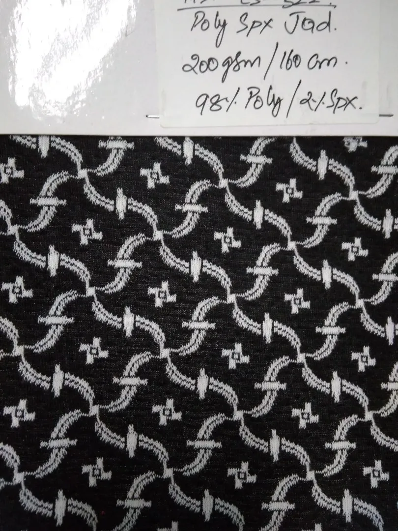 MASTER TEXTILE IMPEX LIMITED POLY SPX JACQ 98%P 2%SP