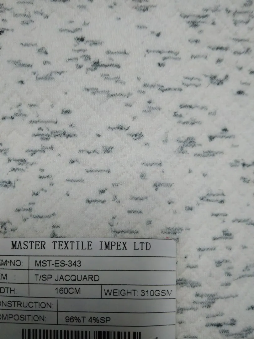 MASTER TEXTILE IMPEX LIMITED T/SP JACQ 96%T 4%SP