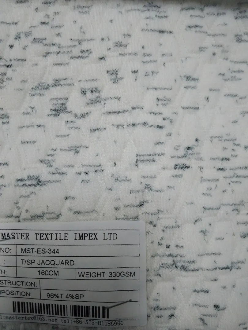 MASTER TEXTILE IMPEX LIMITED T/SP JACQ 96%T 4%SP