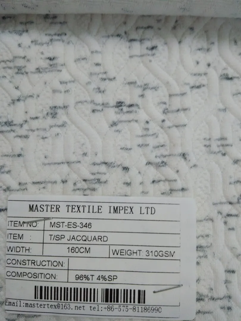 MASTER TEXTILE IMPEX LIMITED T/SP JACQ 96%T 4%SP